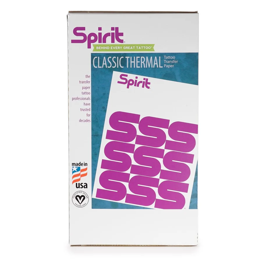 Spirit Original Tattoo Thermal Image Copier Paper — 8-1/2" x 14” — 100 Sheets