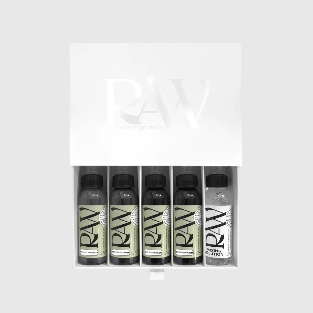 RAW WHITE WASH SET 2oz