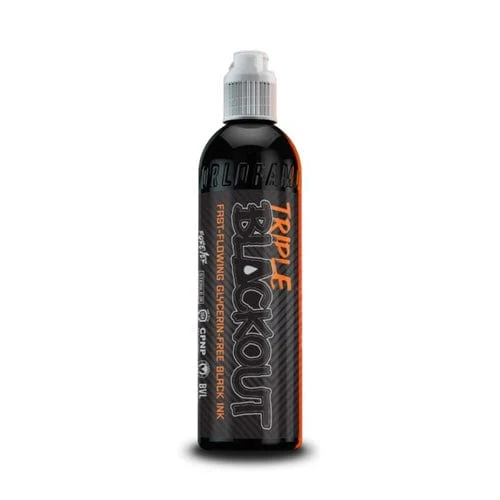 [WFBLKO8] World Famous Blackout Tattoo Ink - 8oz