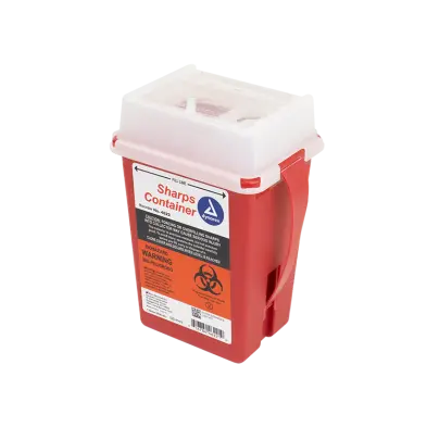 Dynarex Sharps Container, 1 Quart, Red 