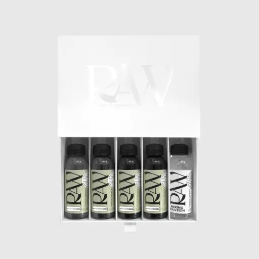 RAW WHITE WASH SET 2oz